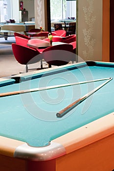 Billiard room