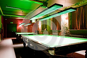 Billiard room