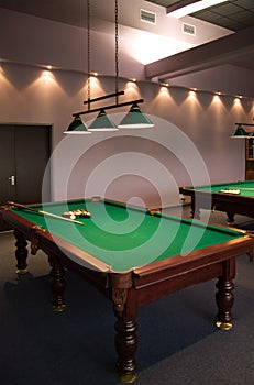 Billiard room