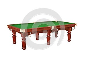 Billiard table cutout photo