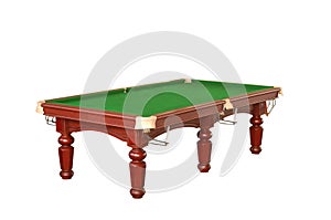 Billiard table cutout