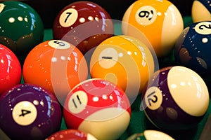 Billiards balls