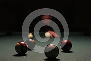Billiards in dark