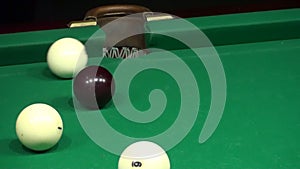 Billiards Shot Ball in the Pocket HD