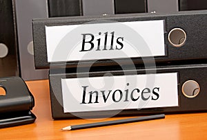 Bills and Invoices Binders