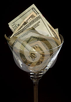 Bills in A Martini Glass