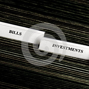 Bills Organized in Filings Tabs