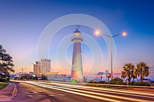 Biloxi, Mississippi, USA at Biloxi Lighthouse