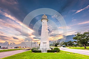 Biloxi, Mississippi USA at Biloxi Lighthouse