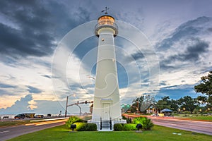 Biloxi, Mississippi USA at Biloxi Lighthouse