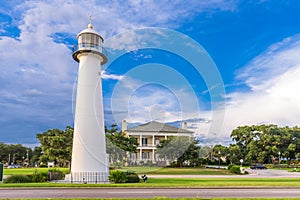 Biloxi, Mississippi USA at Biloxi Lighthouse