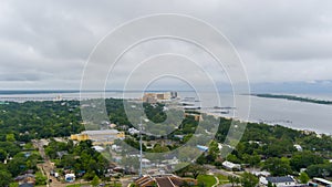 The Biloxi, Mississippi waterfront