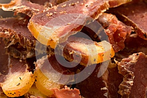 Biltong South-African Dried Meat Snack photo