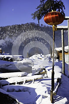 The bimodal forest farm in heilongjiang province - Snow Village