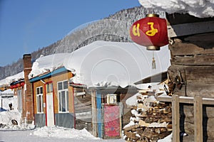 The bimodal forest farm in heilongjiang province - Snow Village