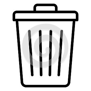 Bin  Isolated Vector icon easily edit or modify