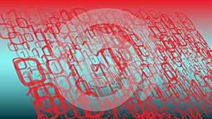 Binary code algorithm, machine learning vector cyberspace