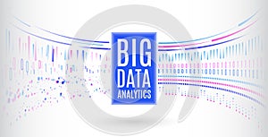 Binary code algorithms. Vector technology background.