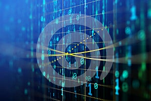 Binary code background