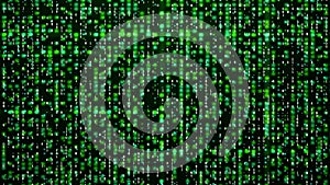 Binary code background. Artificial intelligence and big data concept.