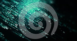 Binary code background