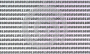 Binary code photo