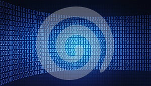 Binary Code Background, Internet Big data Concept Digital Abstract technology background.Digital Abstract