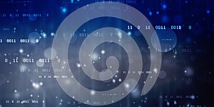 Digital Abstract technology background,background. Internet Big data ConceptBinary Code Background,