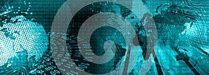 Binary Code Background, Digital Abstract technology background. Java, coding.