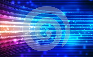 Binary Code Background, Digital Abstract technology background, Internet data transmission