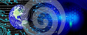 Binary Code Background, Digital Abstract technology background. Java, coding.