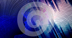 Binary Code Background, Digital Abstract technology background. Java, coding.