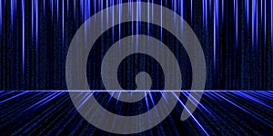 Binary code background hacker binary data computer hacking Technology of digital binary information screen 3d illustration