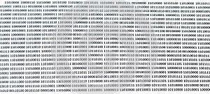 Binary code background. Numbers pattern photo