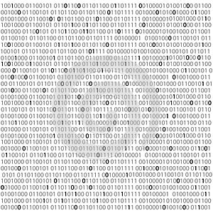 Binary code Binary Computer matrix background. Futuristic steam screen from numbers 0 and 1 tech Hacker concept.