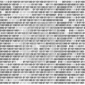 Binary code Binary Computer matrix background. Futuristic steam screen from numbers 0 and 1 tech Hacker concept.
