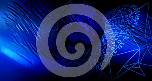 Binary Code and cogs Background with global marketing , Digital Abstract technology background. Java, coding.