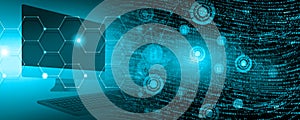 Binary Code computer Background, polygon data security or protection Abstract technology background. Java, coding.