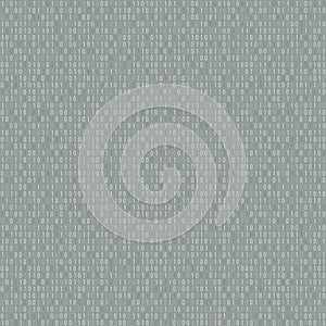 Binary code computer grey background