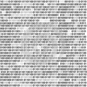Binary code Binary Computer matrix background. Futuristic steam screen from numbers 0 and 1 tech Hacker concept.