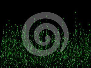 Binary code cyber monday sale background.