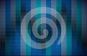 Binary code dark blue