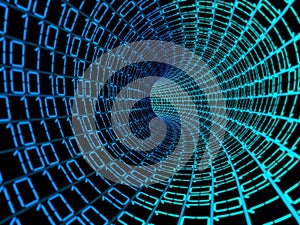 Binary code data digital background