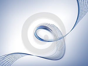 Binary code data flow, data stream