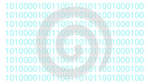 Binary code. Data program stream. Matrix pattern