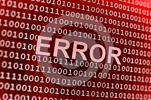 Binary code error