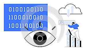 Data Analysis and Cloud Computing with Search and Visualization Concepts