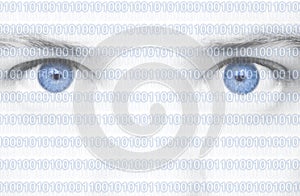 Binary Code Eyes