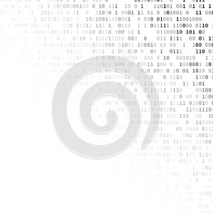 Binary code. Internet security concept.