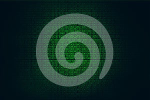Binary code hacker green background, Coding or Hacker.